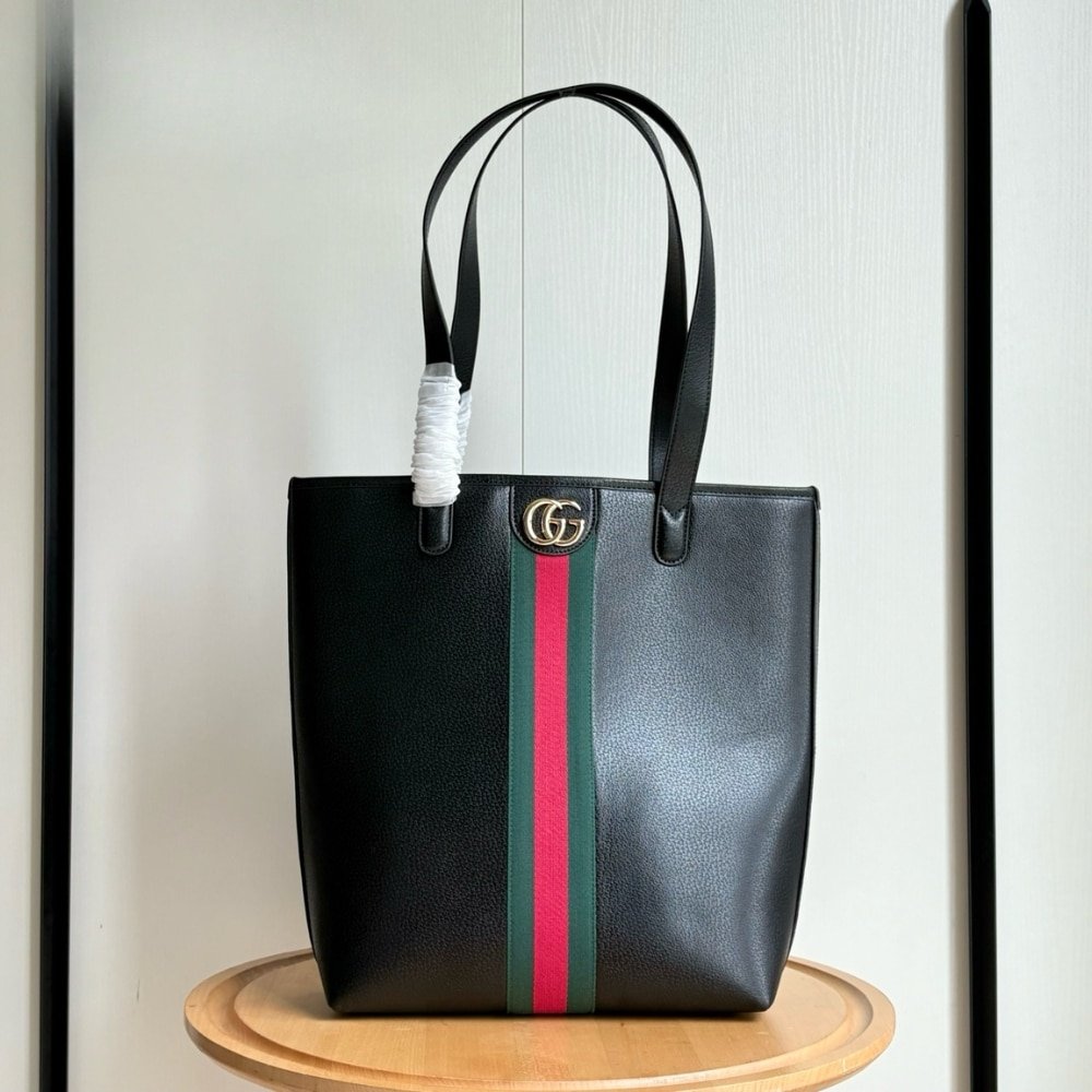 Gvc*1 Ophidia Medium Tote Bag Black 36Cm 834465 AAE1A 1042