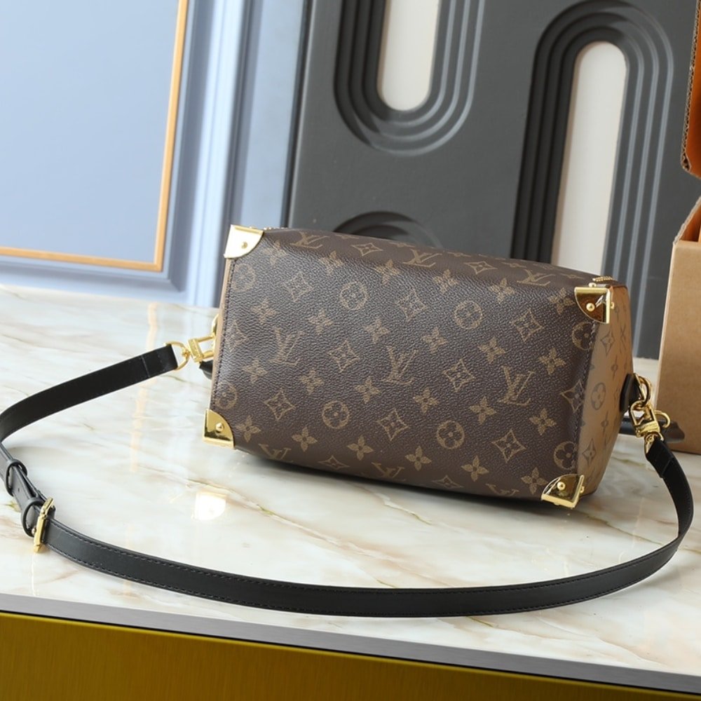 L0vis Vvtt0n Speedy Trunk Bag 25 Monogram Brown 27Cm M26181