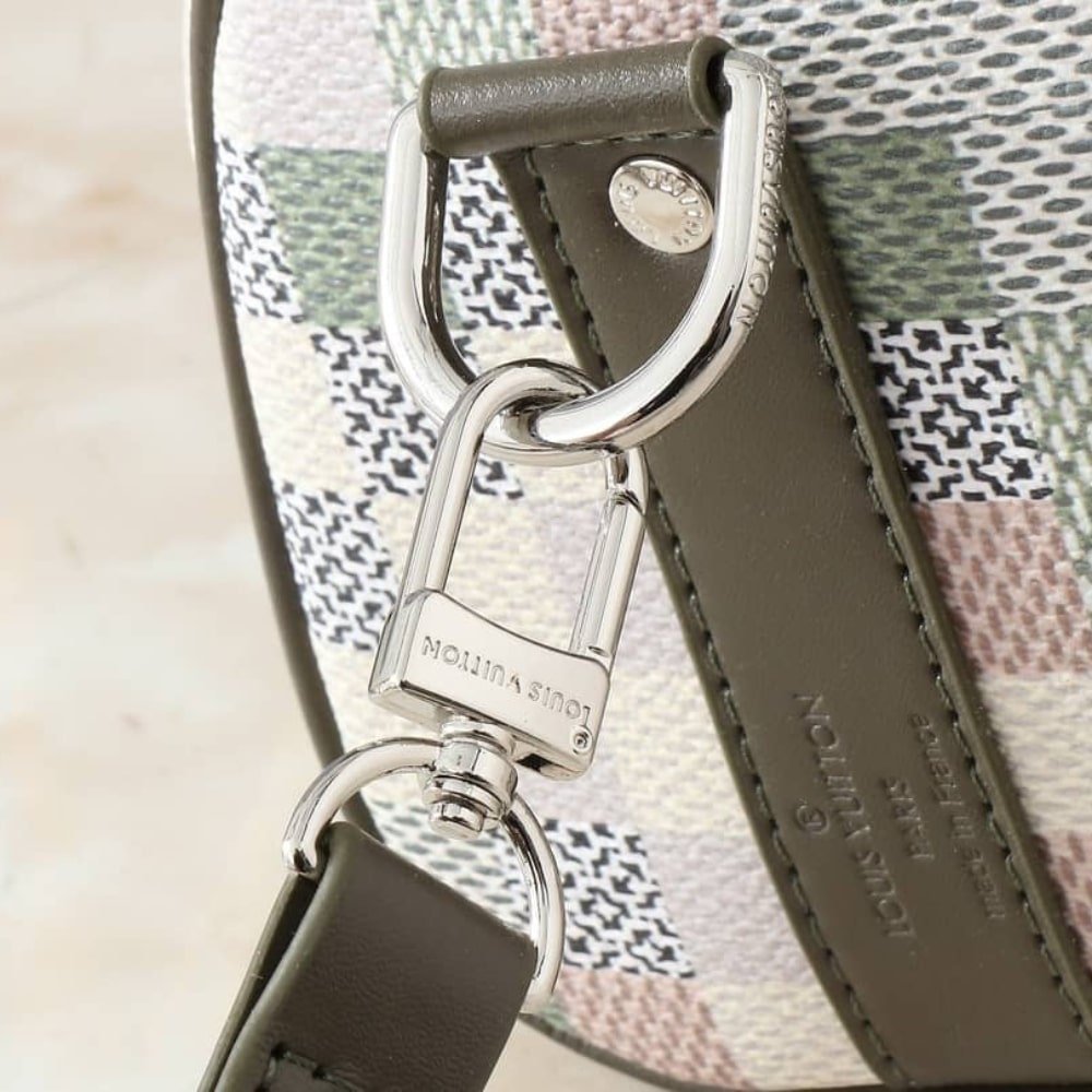 L0vis Vvtt0n Keepall Bandoulière 25 Damoflage Canvas Khaki 25Cm N00105