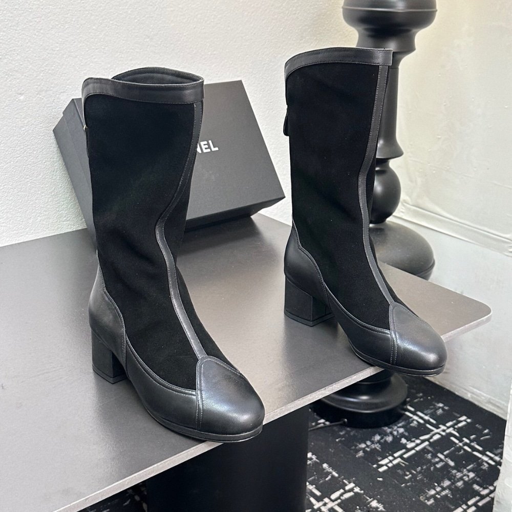 Ch**el Métiers Dart High Boots Black G46591 B21102 94305