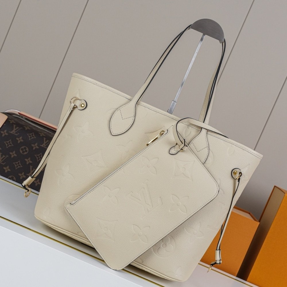 L0vis Vvtt0n Neverfull MM Crème Beige 31Cm M46676