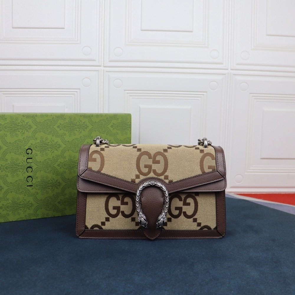 Gvc*1 Dionysus Bag Jumbo Gg Canvas S*per Mini Brown 28Cm