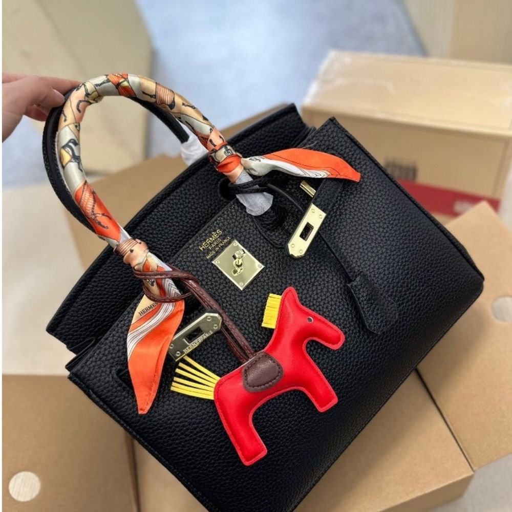 H**me5 Birkin 30 Togo Leather Gold Hardware Black 30Cm