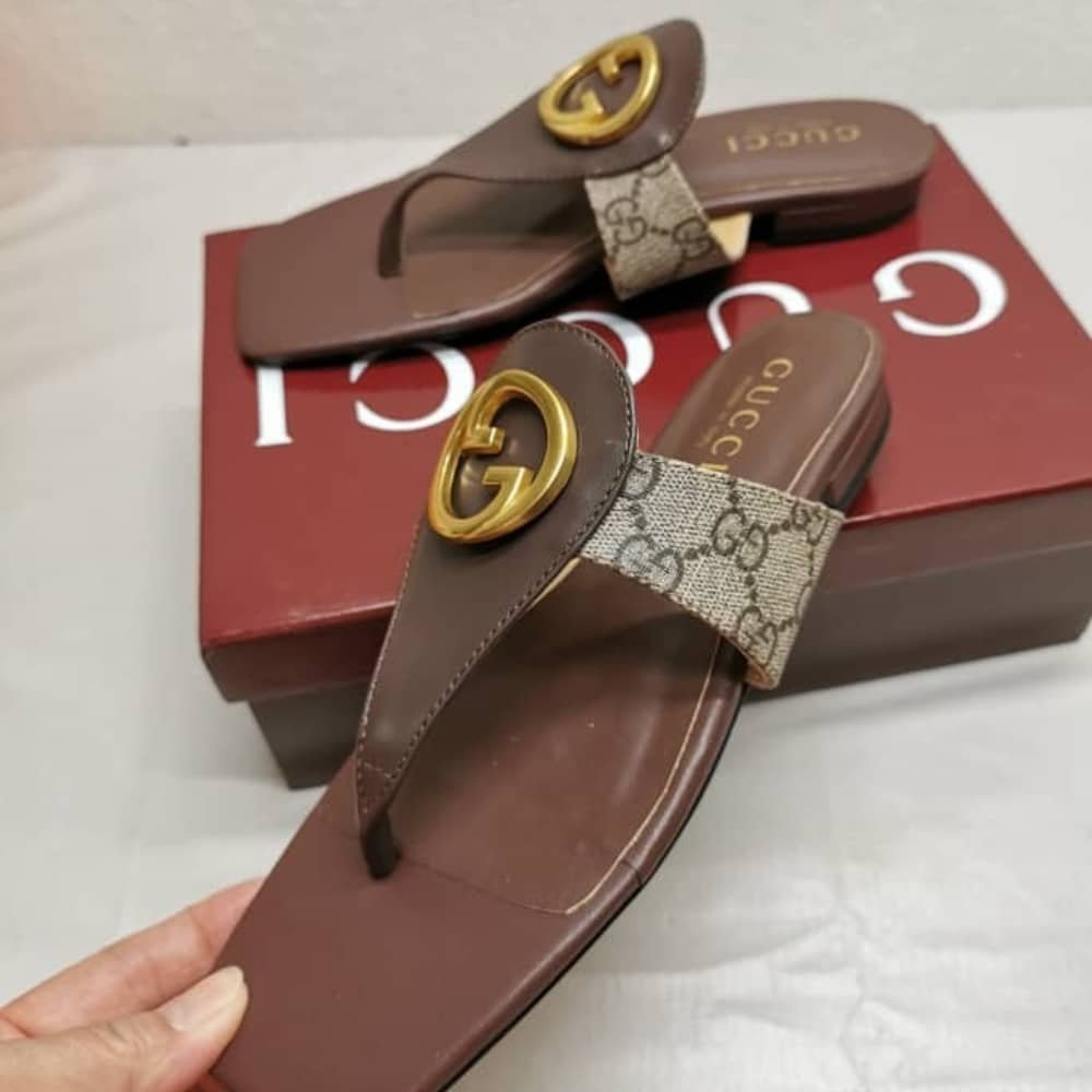 Gvc*1 Women’S Blondie Thong Sandals Brown 752659 9I650 9769