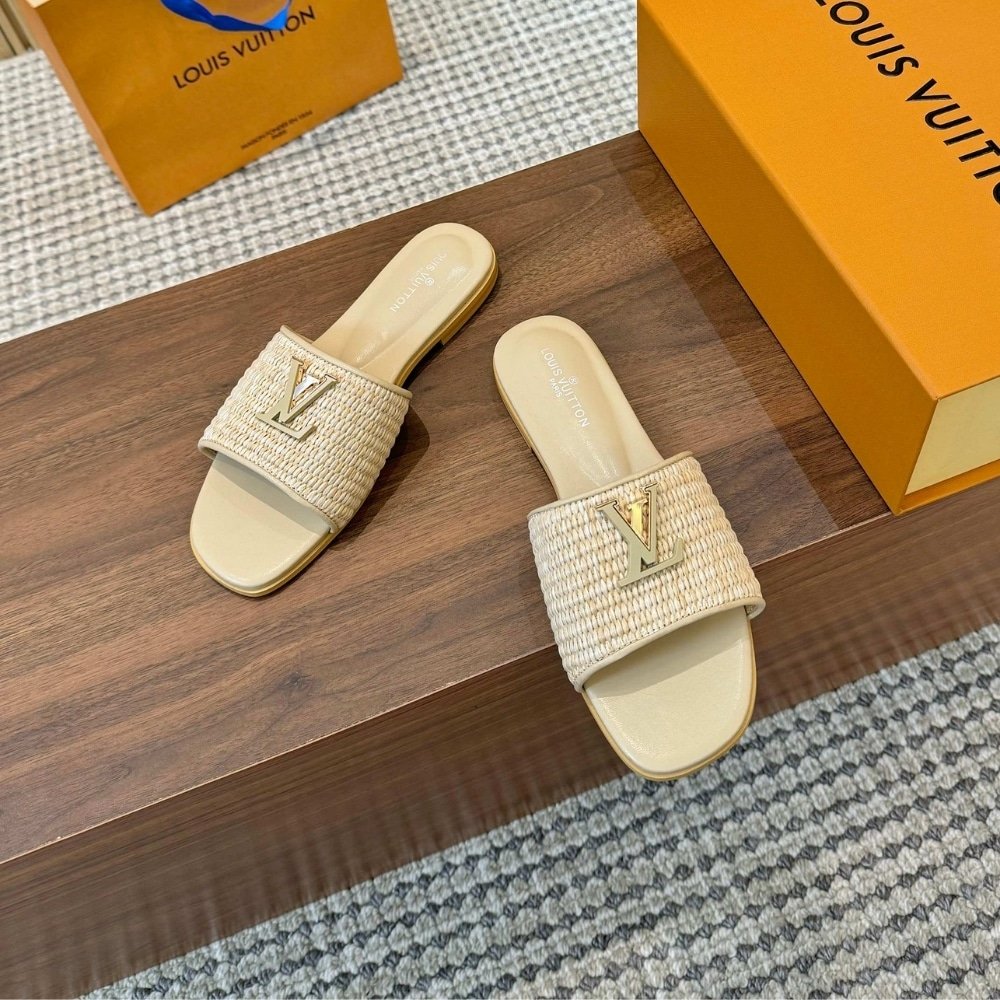 L0vis Vvtt0n Mare Flat Mule Natural 1Ahlyg