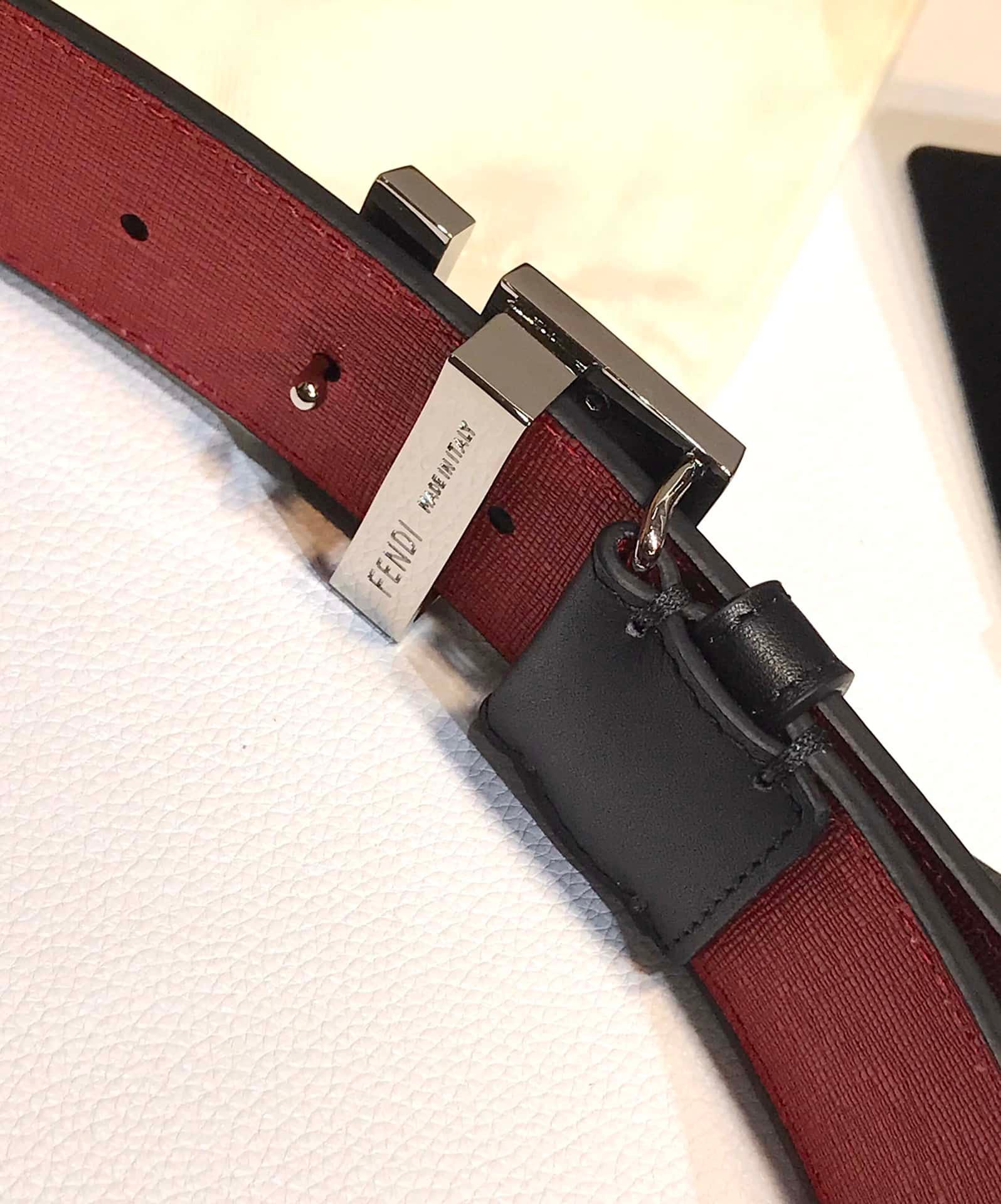 F**di Ff Leather Betl Black 40Mm