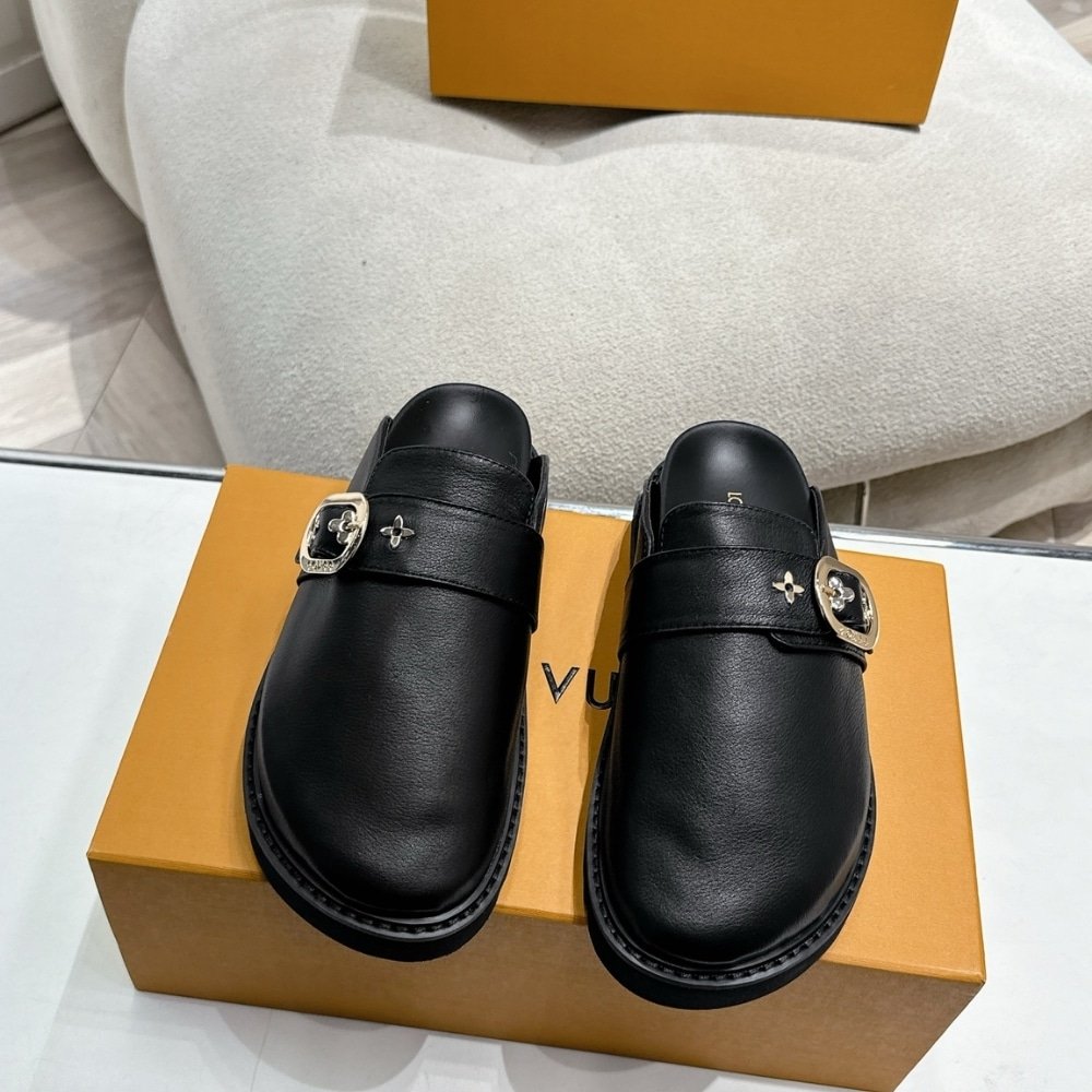 L0vis Vvtt0n Cosy Flat Comfort Clog Black 1Agvpt