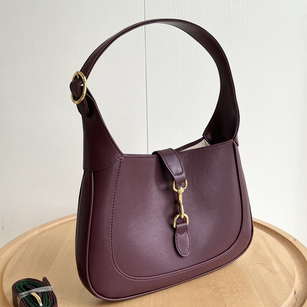 Gvc*1 Jackie 1961 Medium Tote Bag Rosso Ancora Leather 27Cm 810232 Aaddx 6449