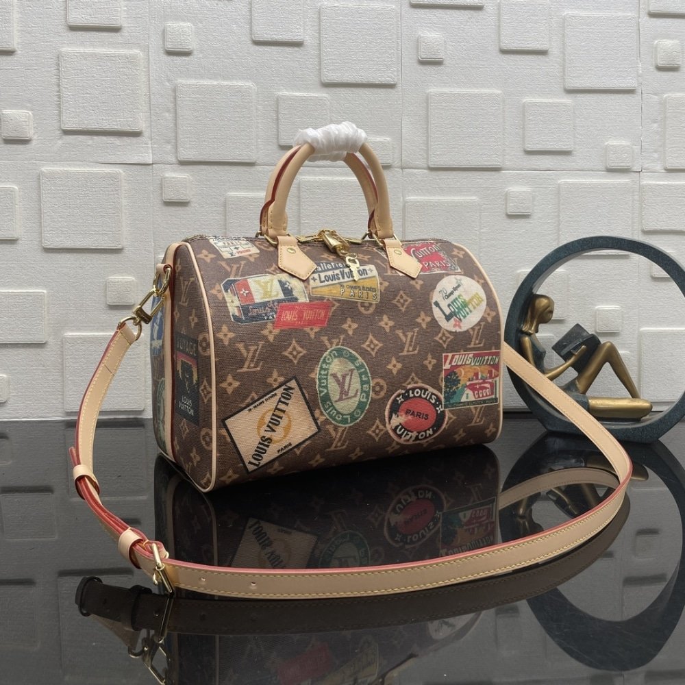 [S*per Vip 1:1] L0vis Vvtt0n Speedy Bandoulière 30 Bag Monogram Brown 30Cm M47087