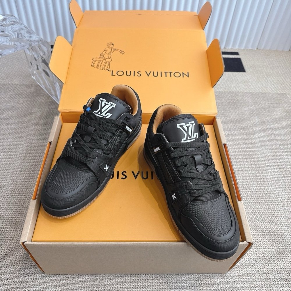 L0vis Vvtt0n Lv Trainer Sneaker Black 1Ahtt2