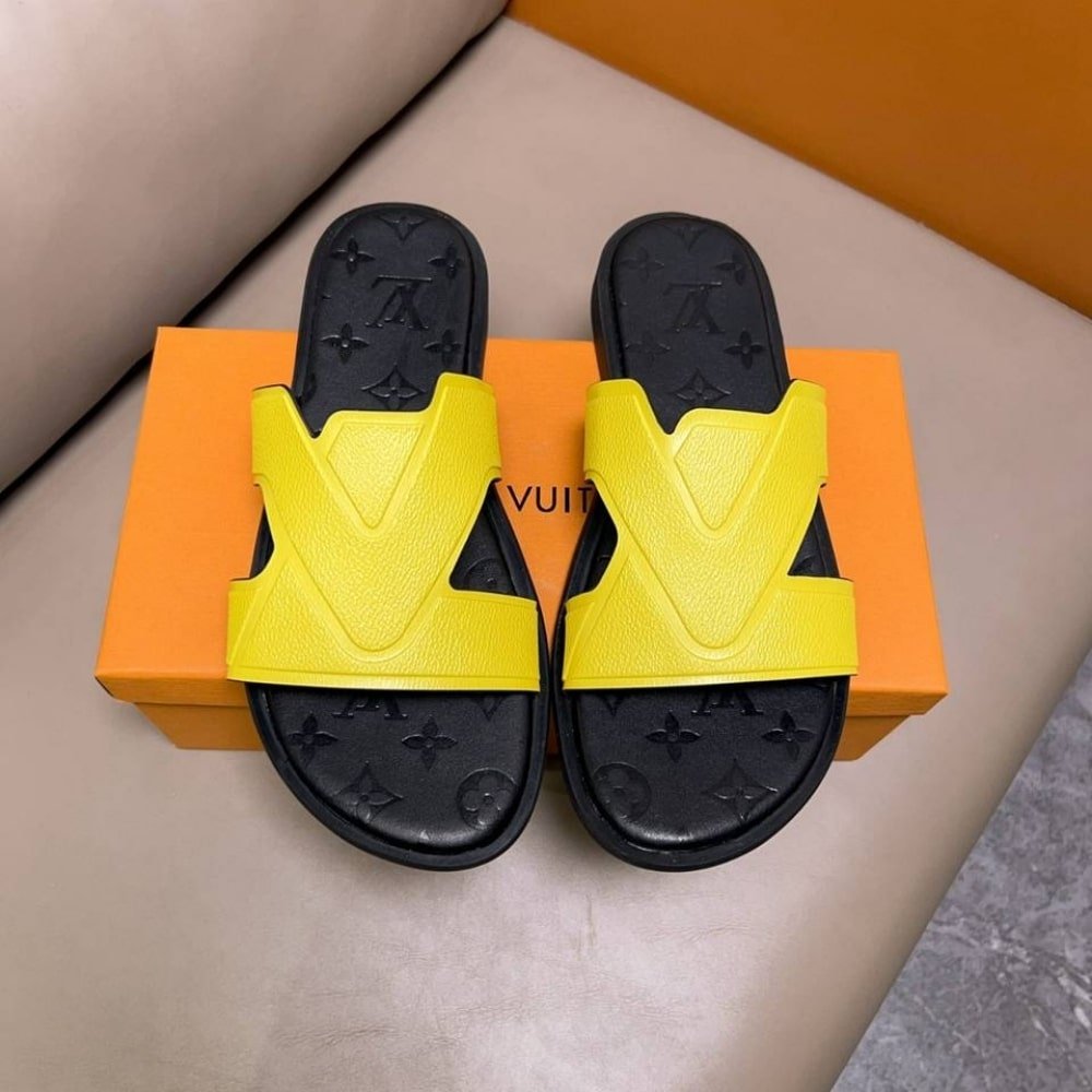 L0vis Vvtt0n Oasis Mule Monogram Yellow