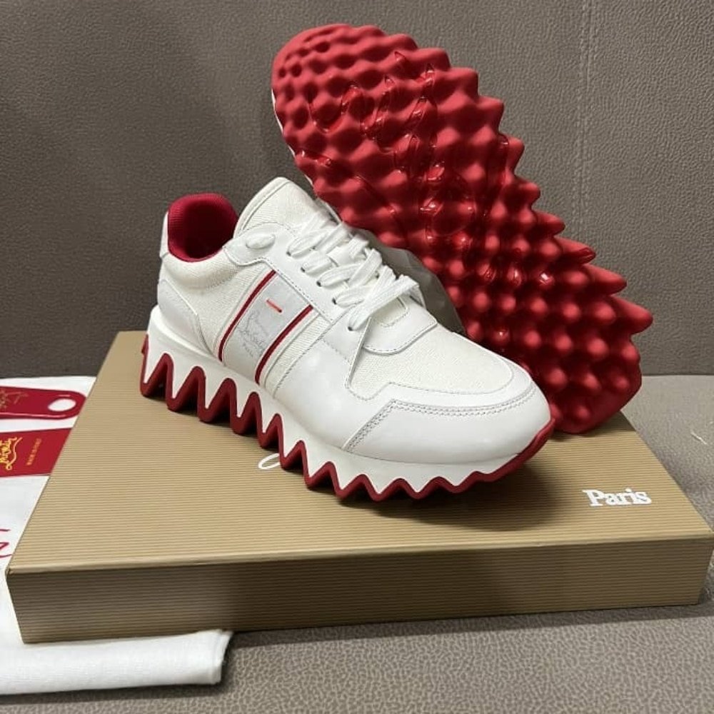 Chr1st1an Louboutin Nastroshark Sneaker White