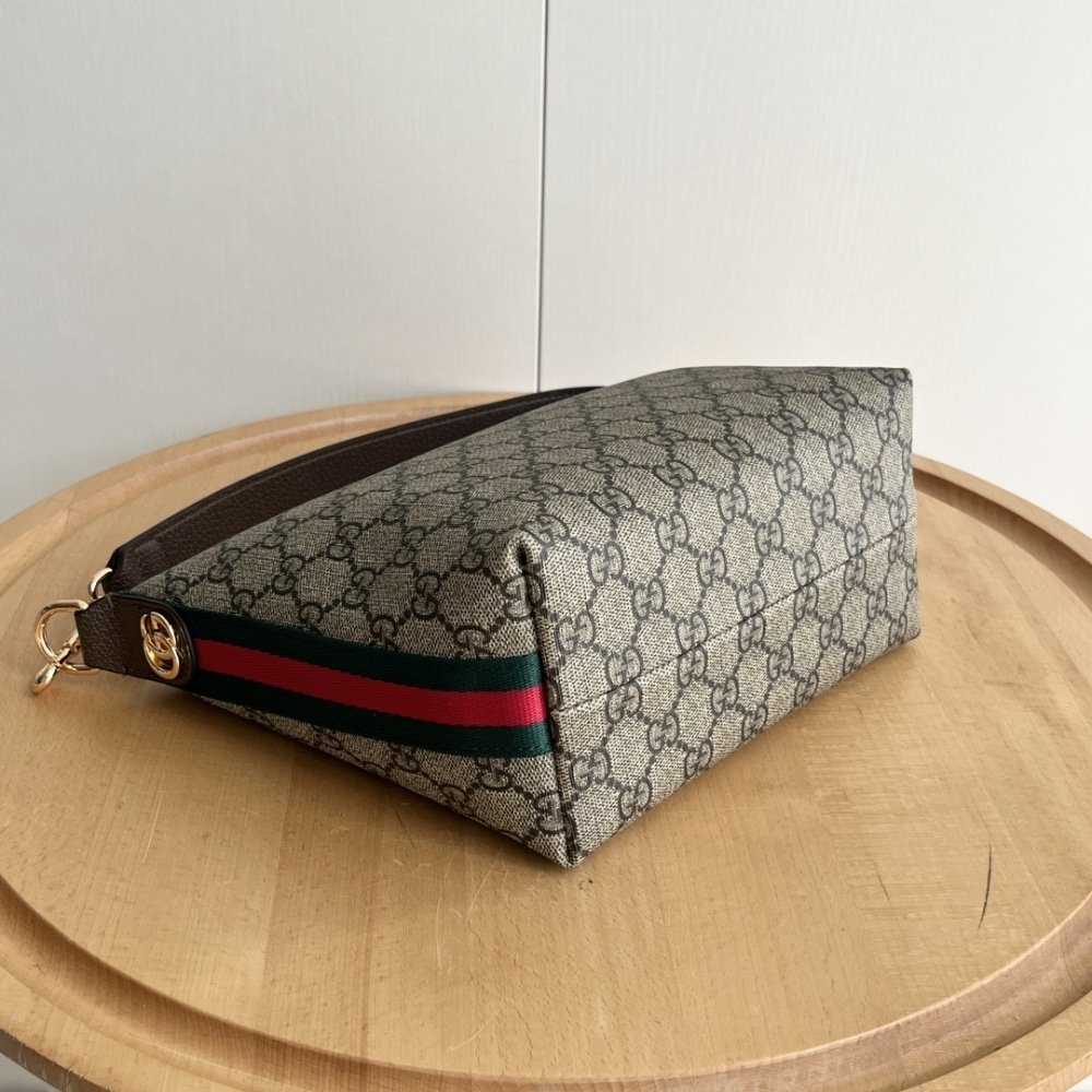Gvc*1 Gg Ophidia S*per Mini Shoulder Bag Beige And Ebony 20Cm 795170 96Iwg 8745