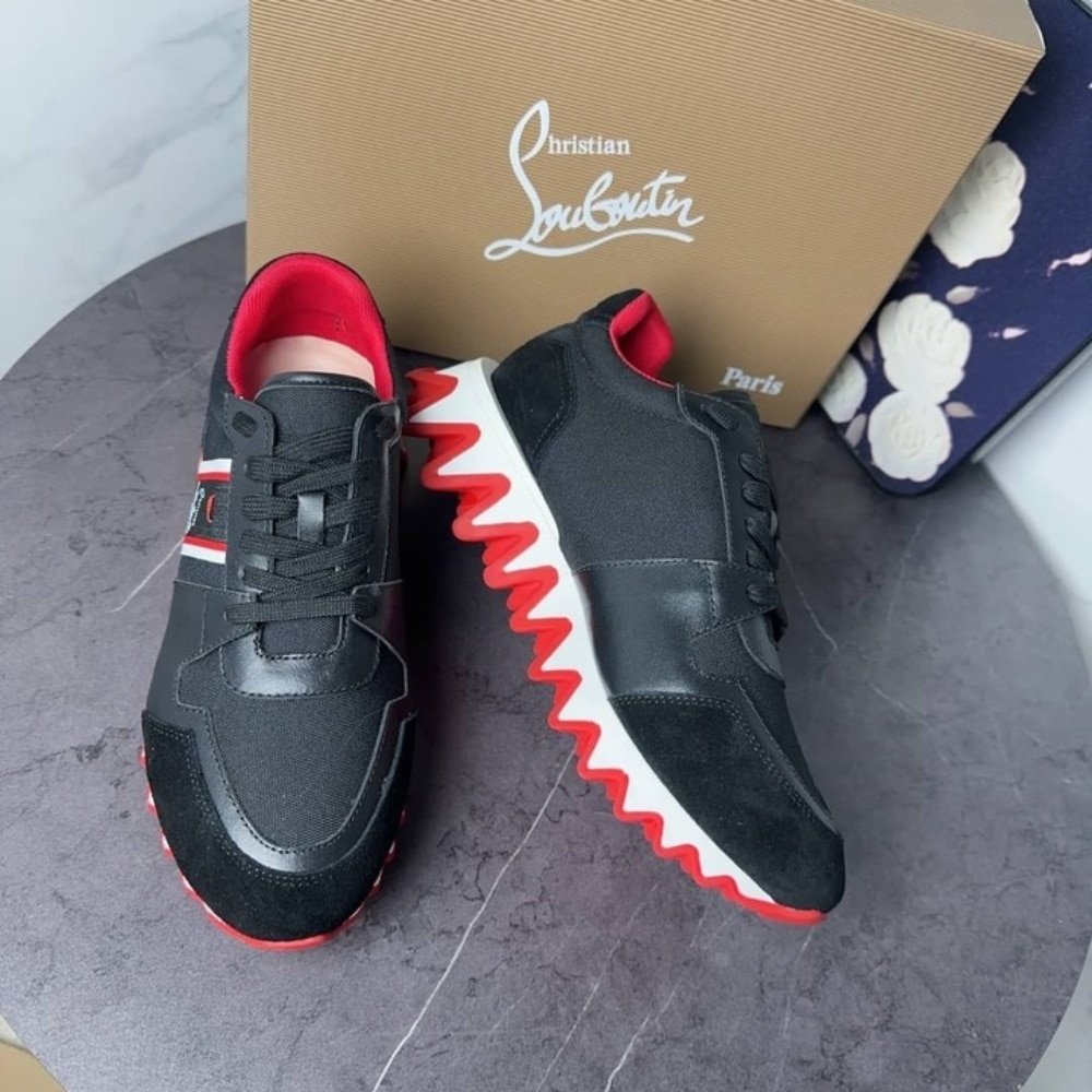 Chr1st1an Louboutin Nastroshark Sneaker Black