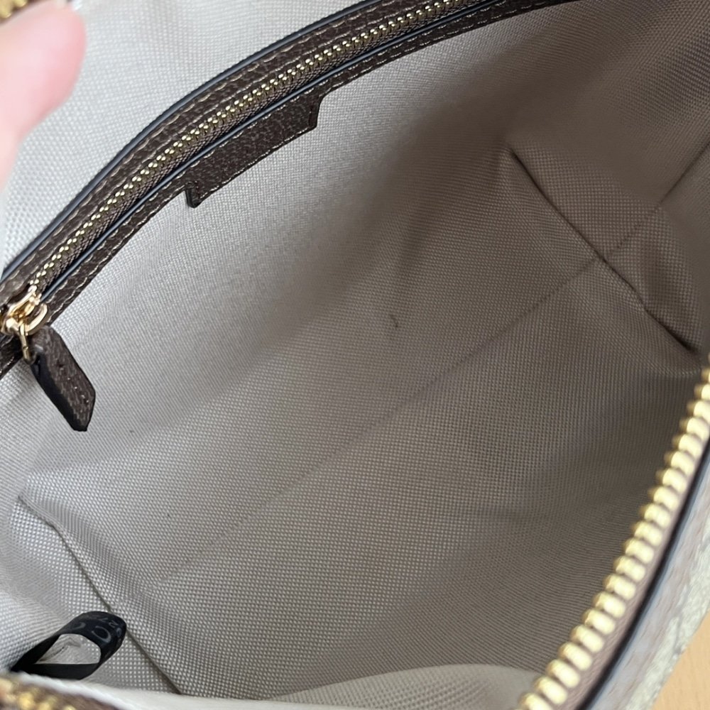 Gvc*1 Gg Ophidia S*per Mini Shoulder Bag Beige And Ebony 20Cm 795170 96Iwg 8745