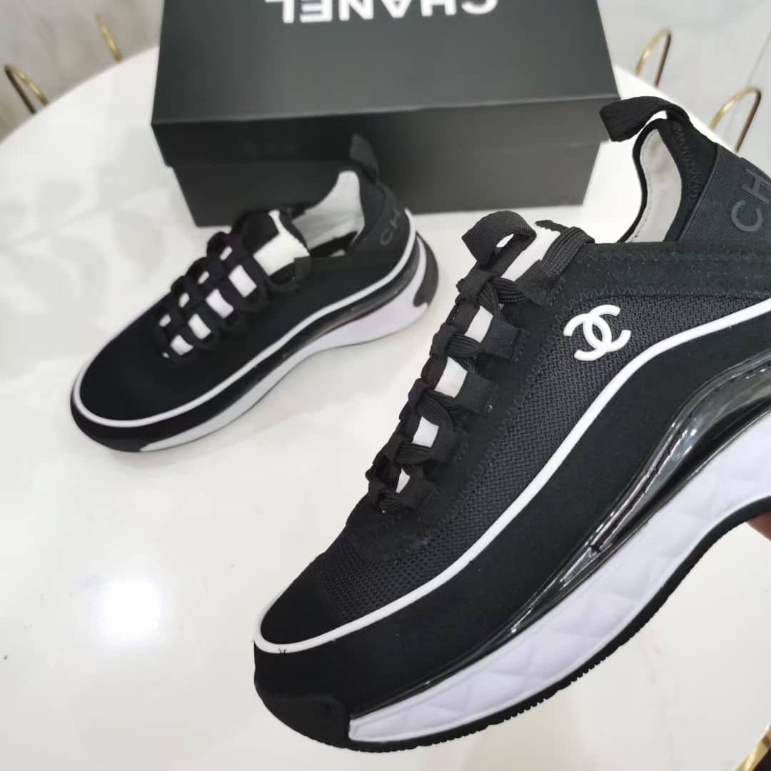 Ch**el Women’S Suede Sneaker Black G39072 Y55826 K4284