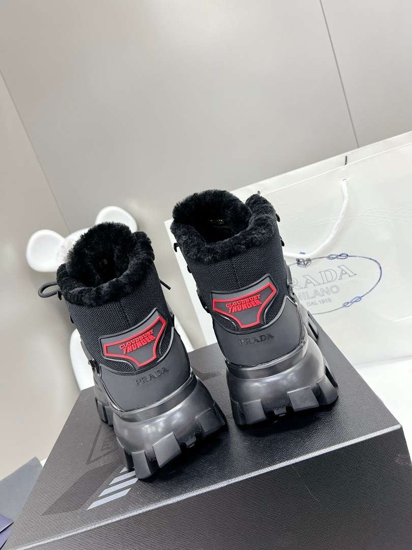 Pra*a Cloudbust Thunder High Top Sneakers Black
