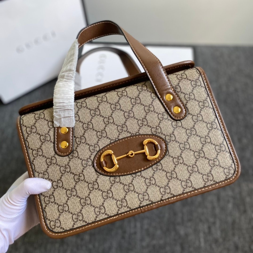 Gvc*1 Horsebit 1955 Mini Top Handle Bag 27.5Cm 645453 92Tcg 8563