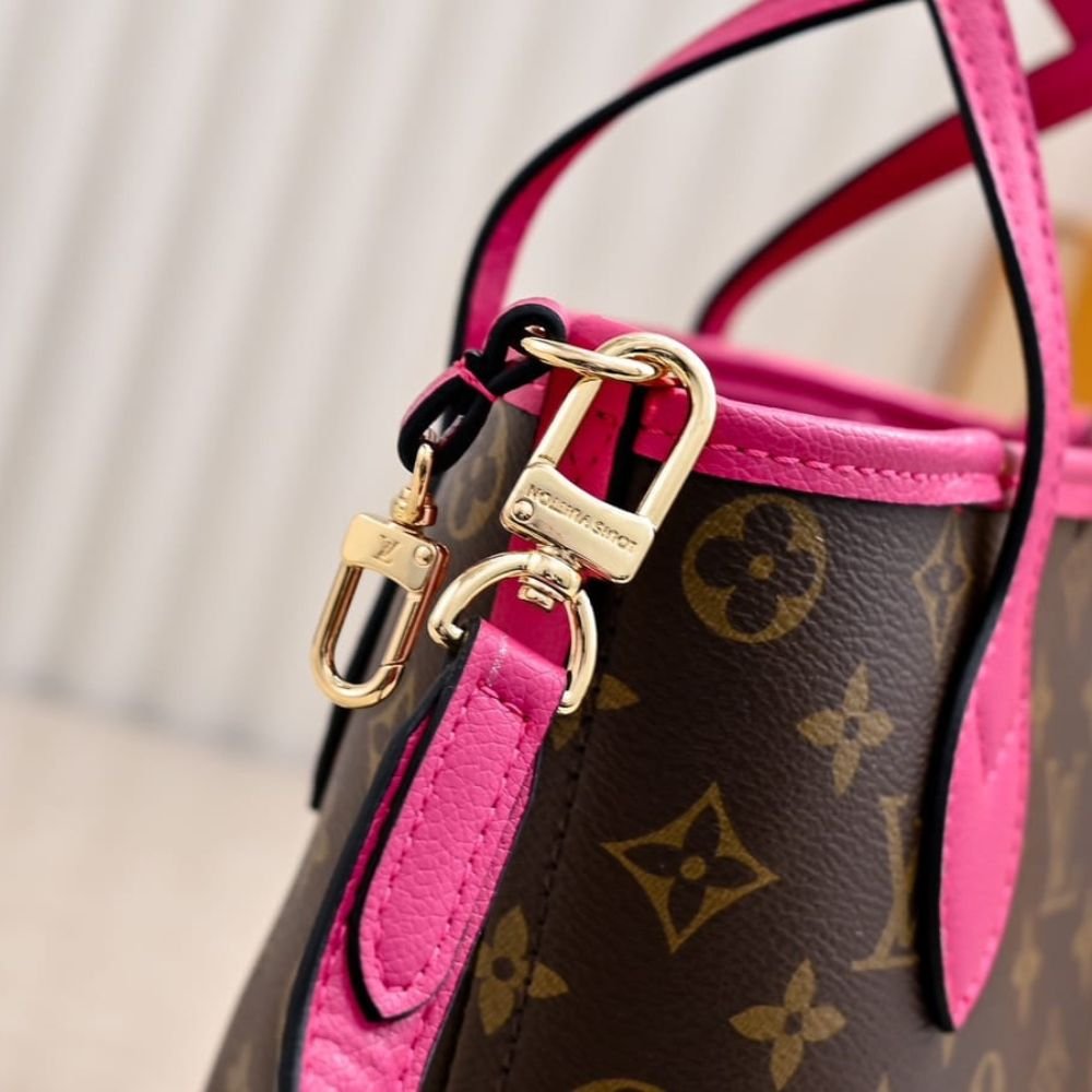 L0vis Vvtt0n Neverfull Bandoulière Inside Out Bb Monogram Rose 20Cm M12106