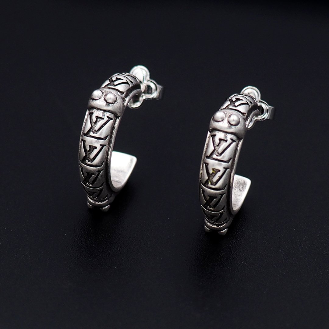 L0vis Vvtt0n Lv Lozine Hoop Earrings Silver M03168