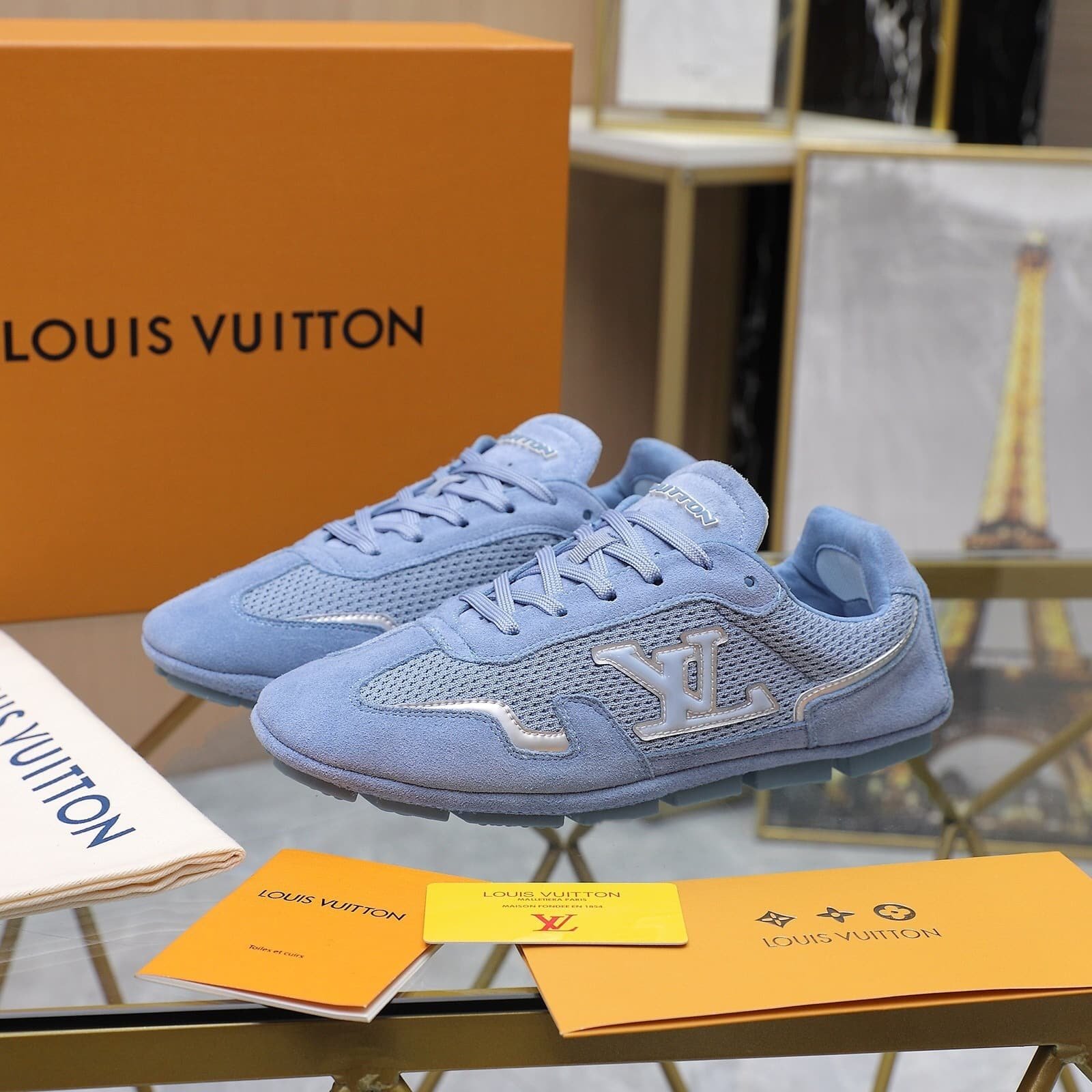 L0vis Vvtt0n Lv Rally Sneaker Blue 1Ahu24