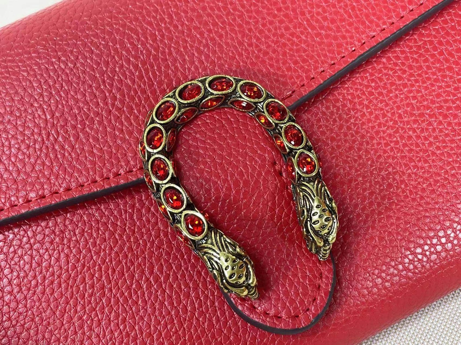 Gvc*1 Women’S Dionysus Gg Svp*me Chain Bag Red 401231 Caogx 8990
