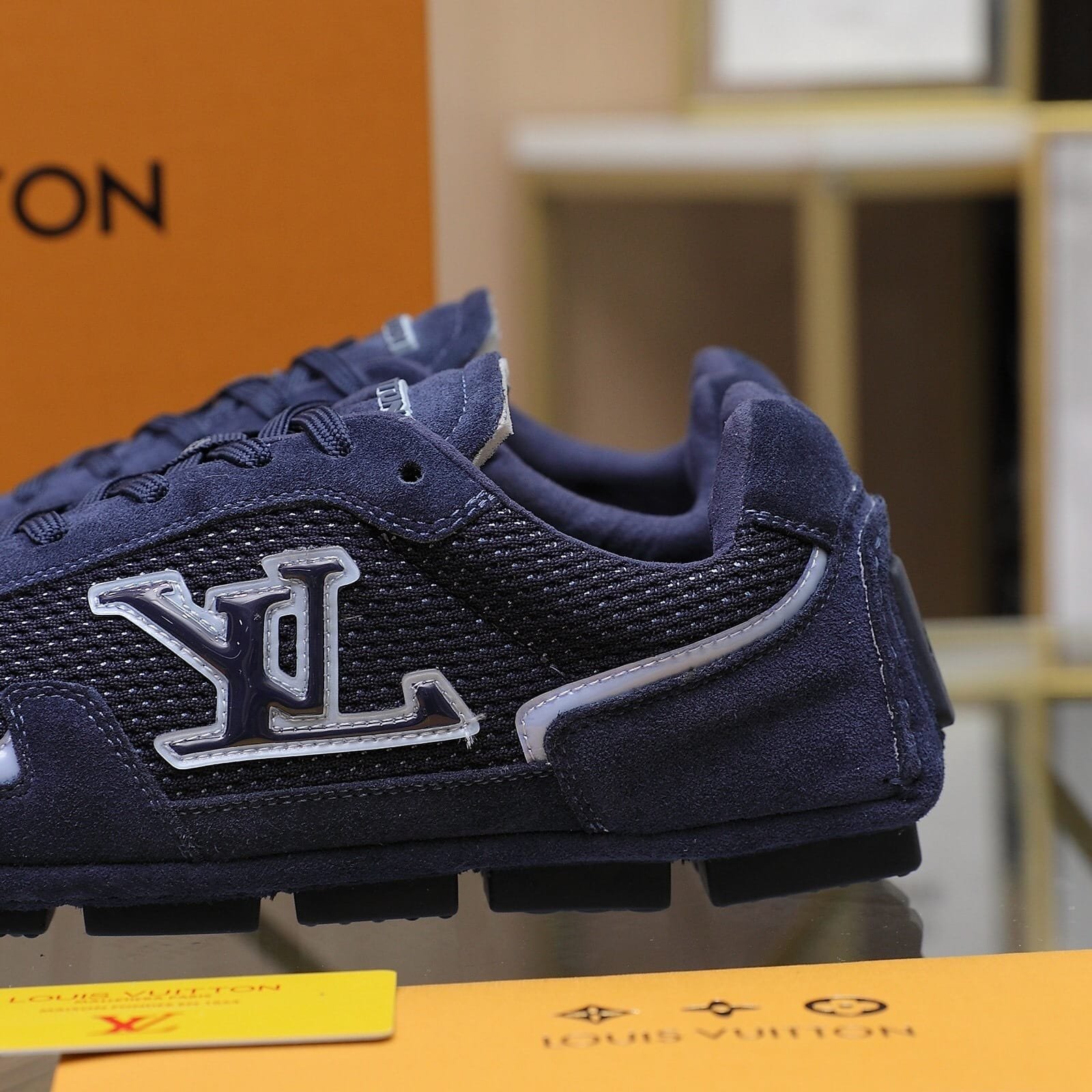 L0vis Vvtt0n Lv Rally Sneaker Navy Blue 1Ahu64