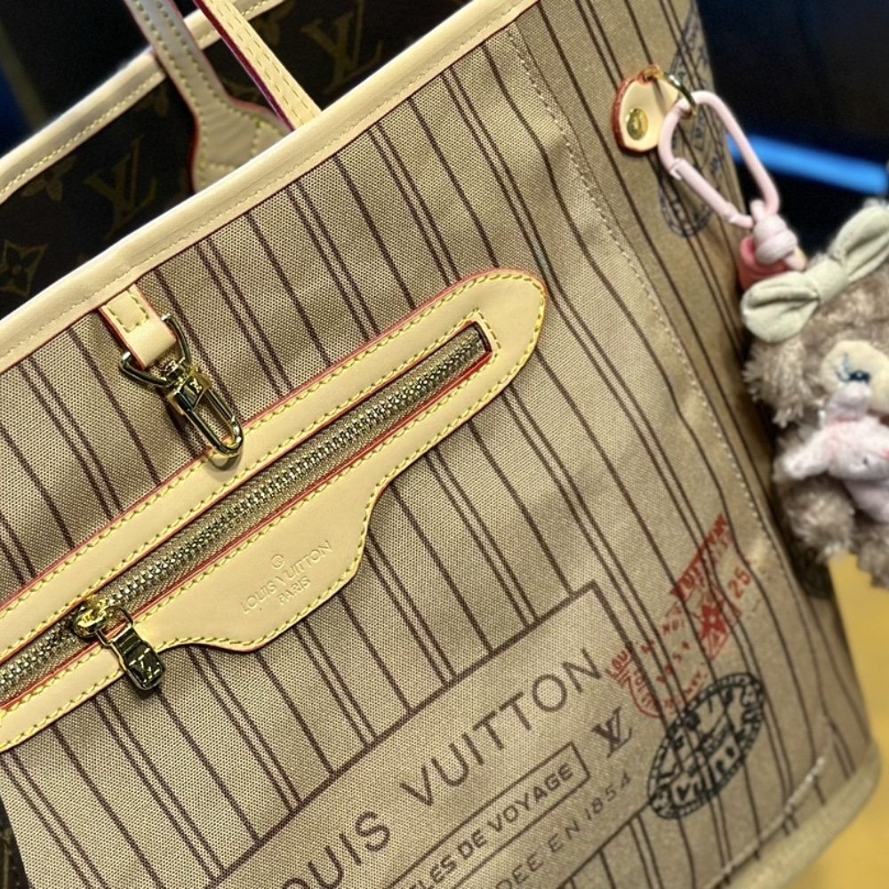 L0vis Vvtt0n Neverfull Bandoulière Inside Out GM Beige 39Cm M11948