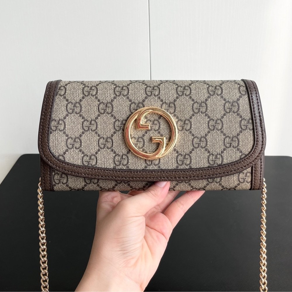 Gvc*1 Blondie Continental Chain Wallet Beige 21Cm ‎‎725215 K9Gsg 8358