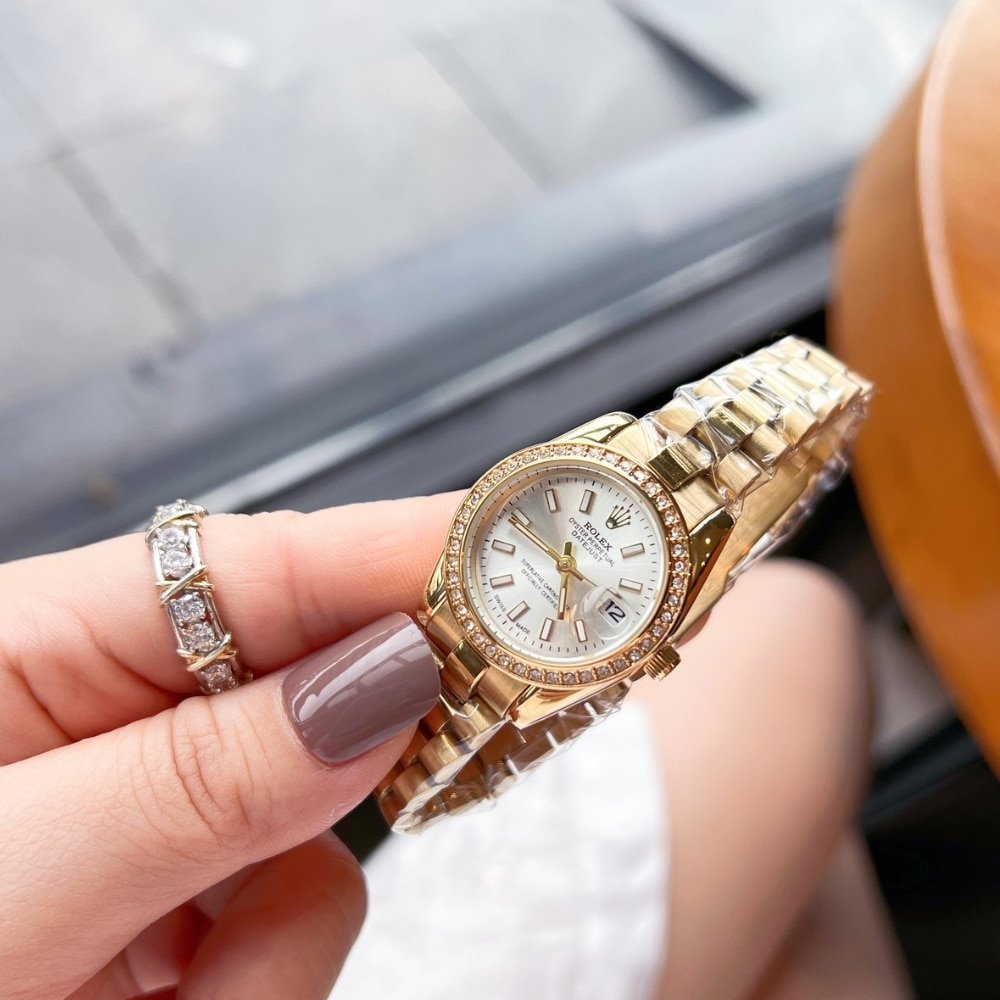 R01ex Lady Datejust White Dial Yellow Gold 28Mm