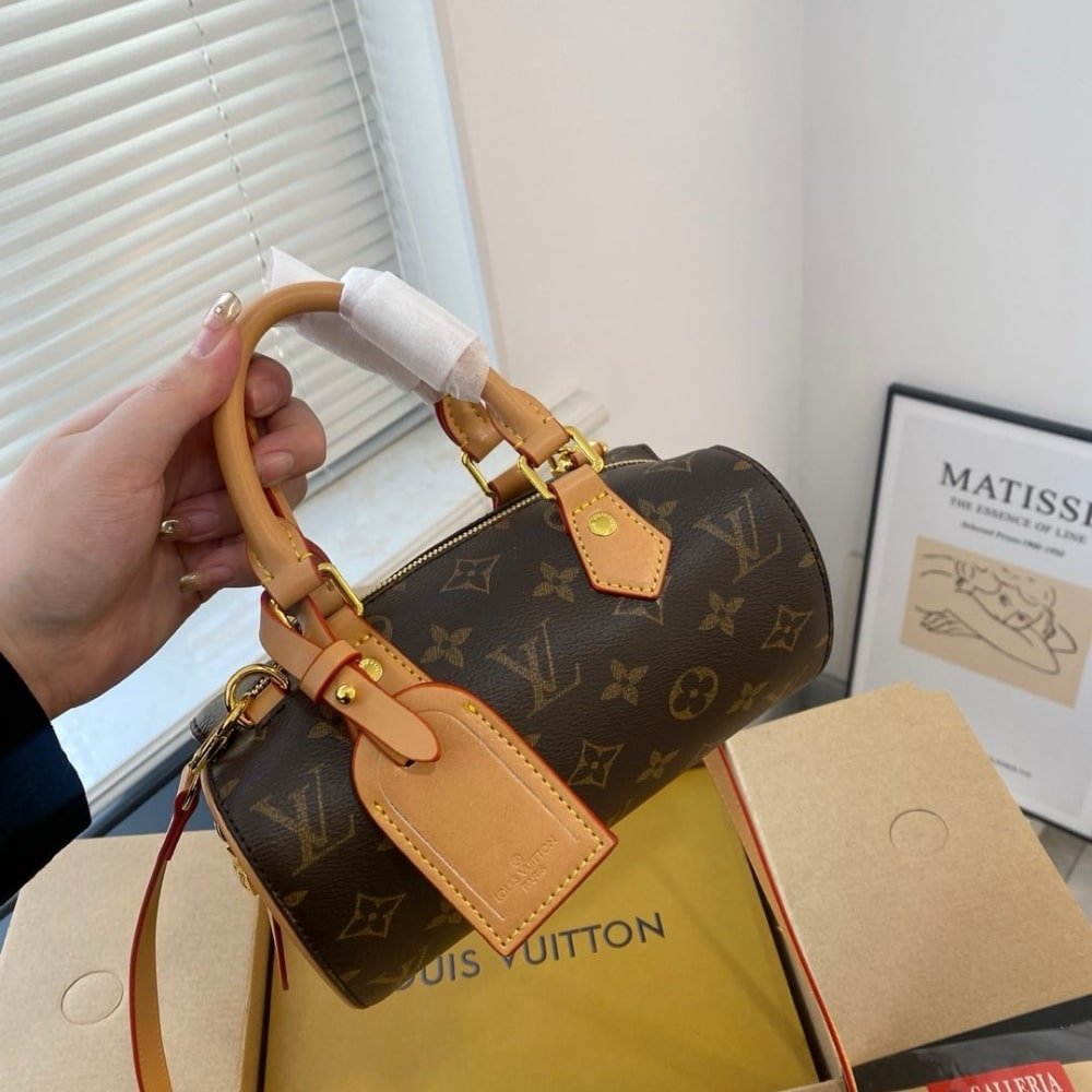 L0vis Vvtt0n Speedy Dating Nano Bag Monogram Brown 20Cm M13226