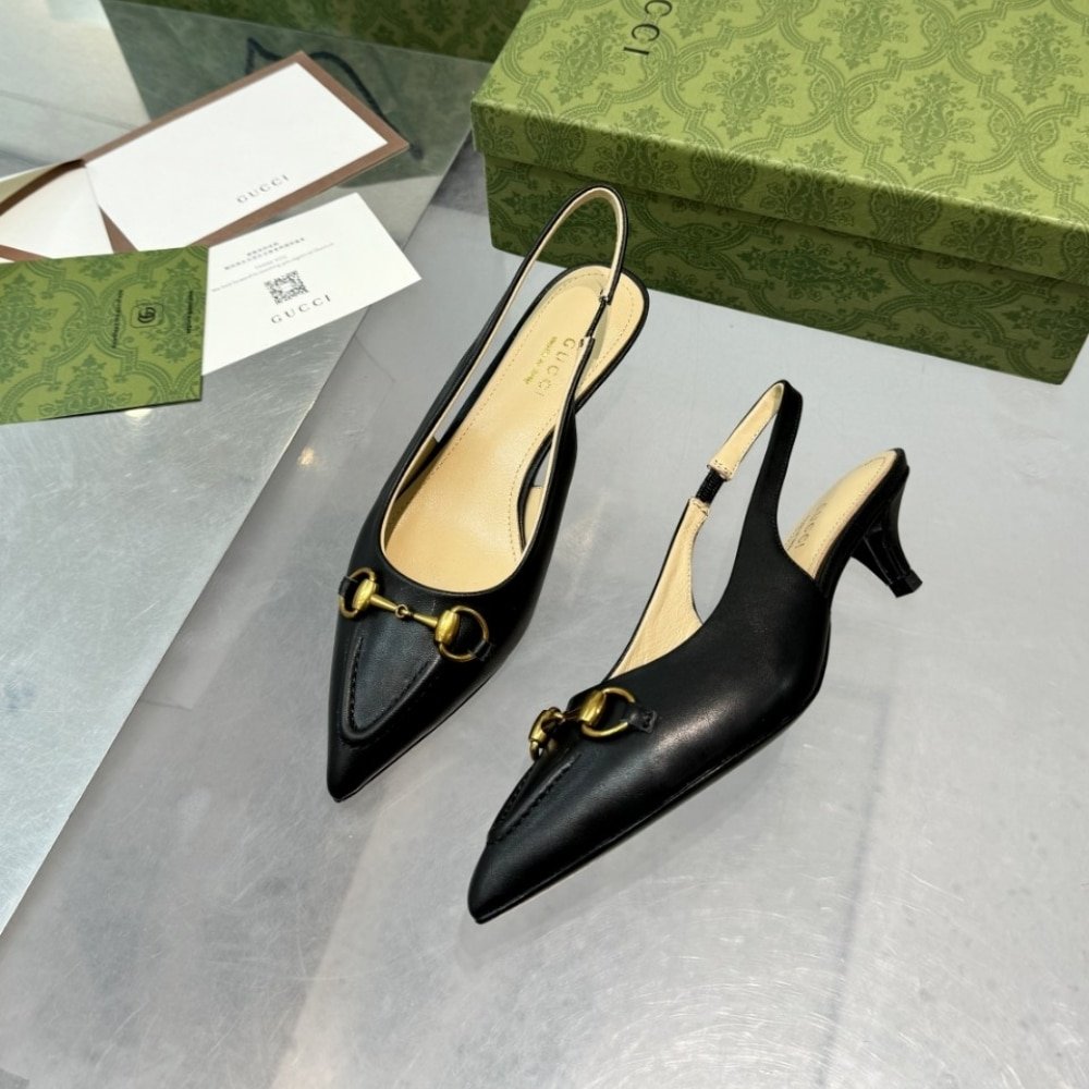 Gvc*1 Women’s Horsebit Slingback Pump Black 782407 Dmbt0 1000