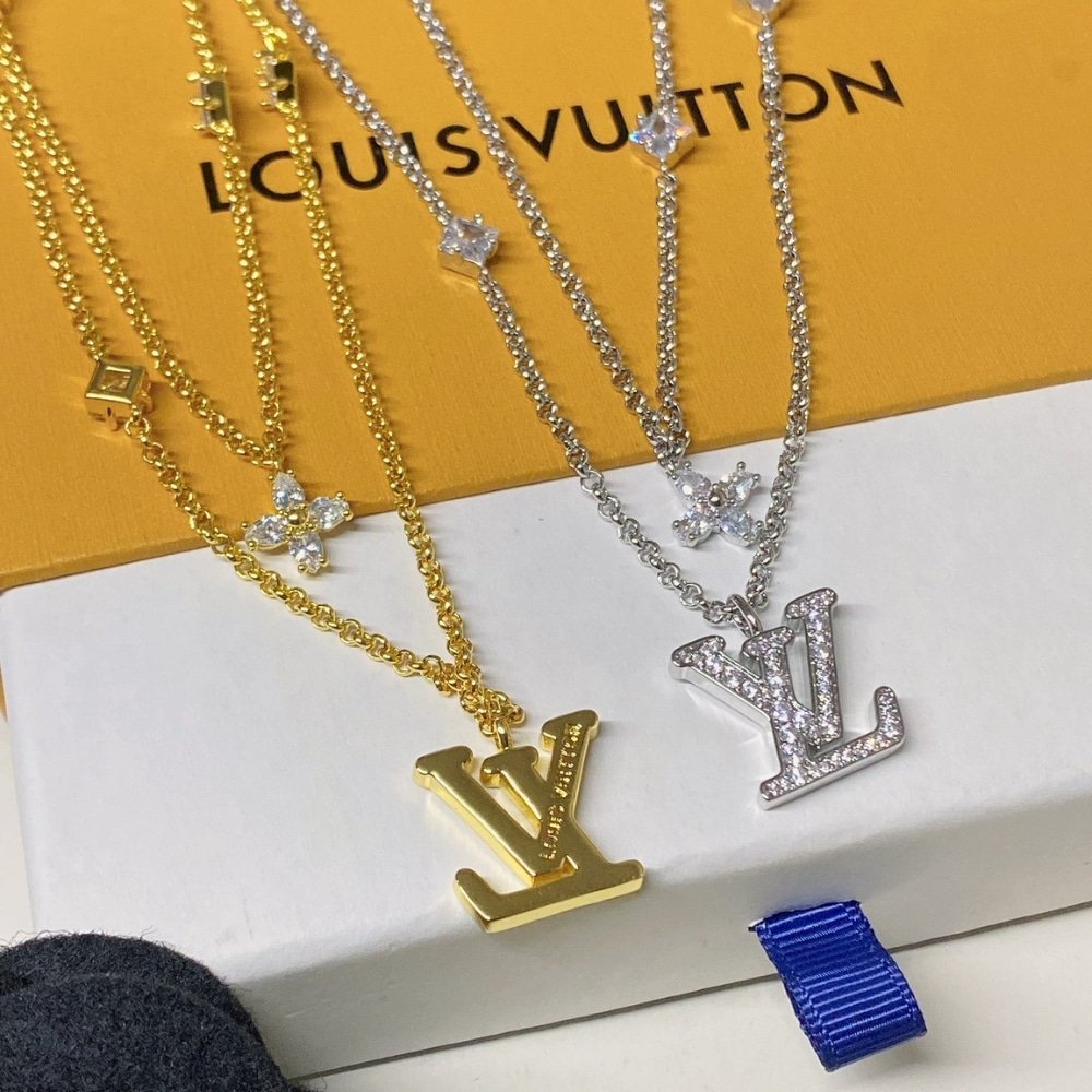 L0vis Vvtt0n Lady Lv Necklace Palladim M02515