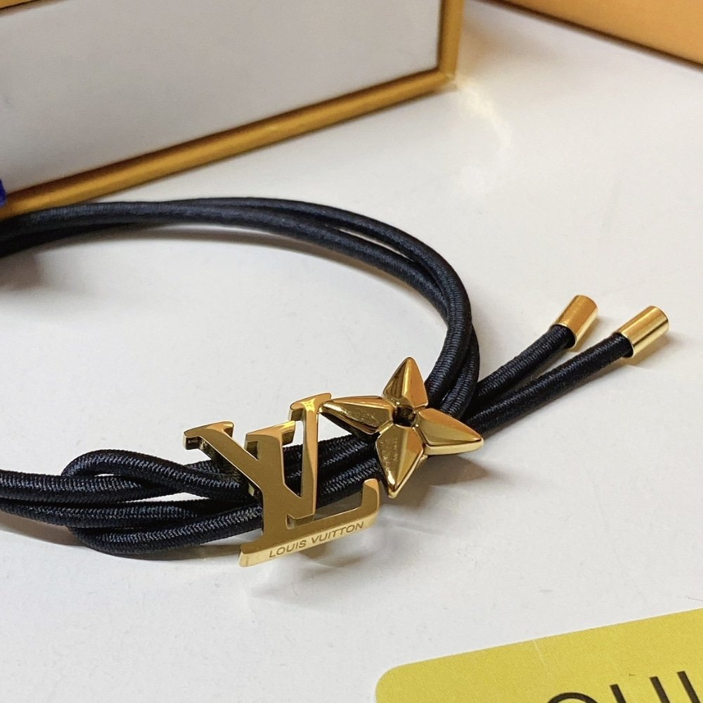 L0vis Vvtt0n Lv Bloom Bracelet Black M8142Z