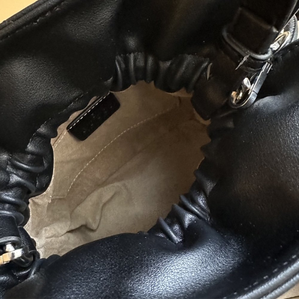 Gvc*1 Blondie Mini Bucket Bag Black 19Cm 760313 Aacp7 1000