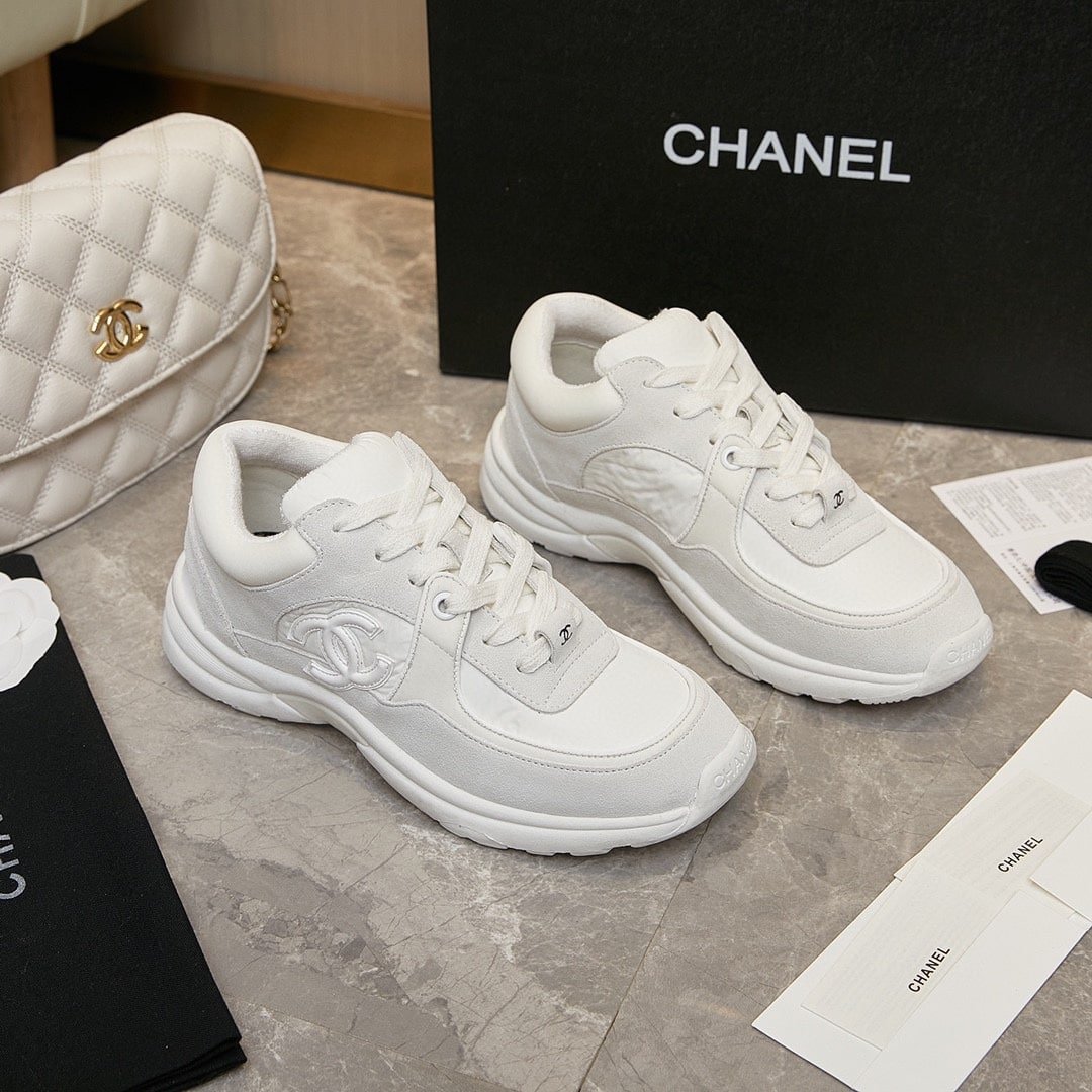 Ch**el Cc Suede White G33745 Y52846 0G975