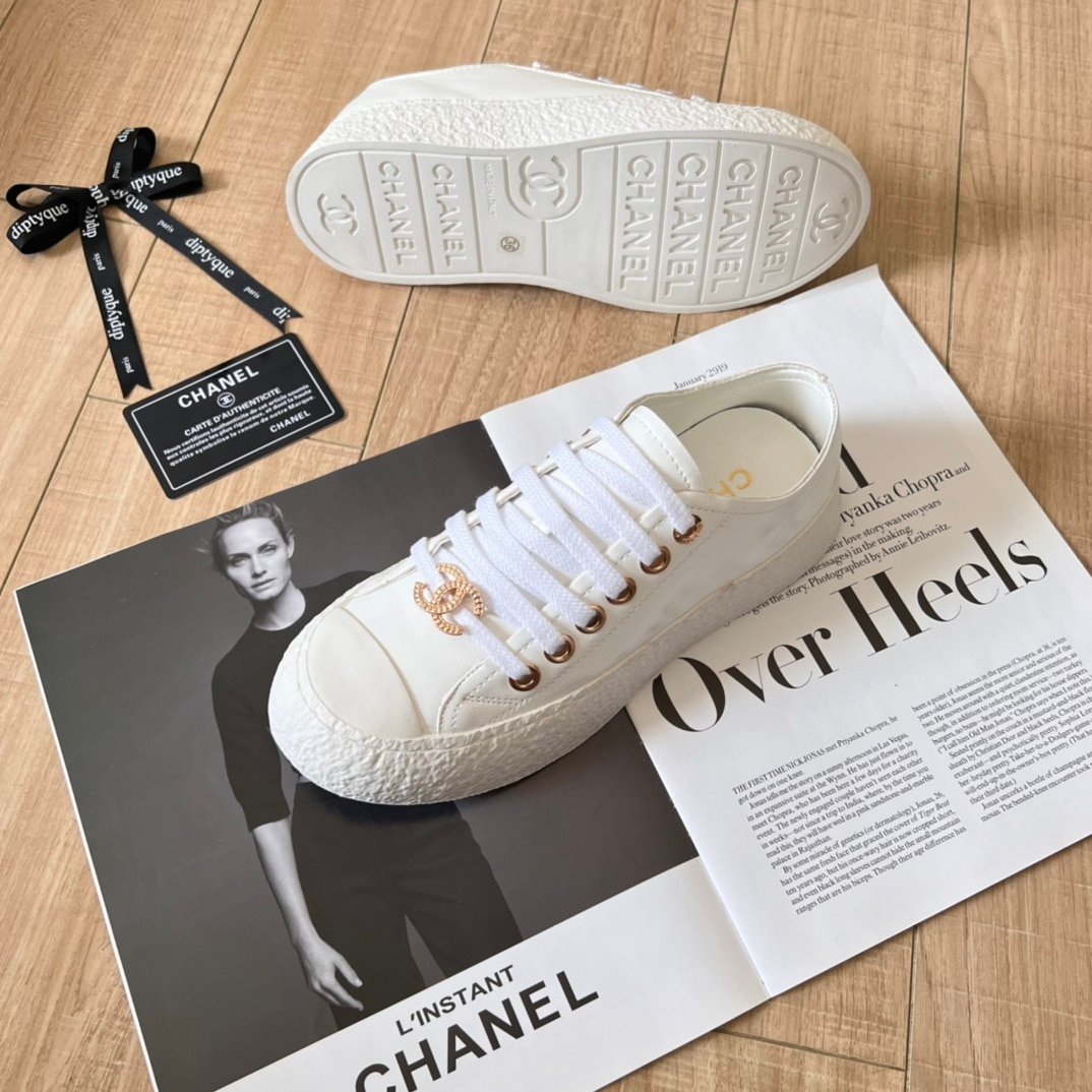 Ch**el Women’S Sneaker Cc Trainers In White