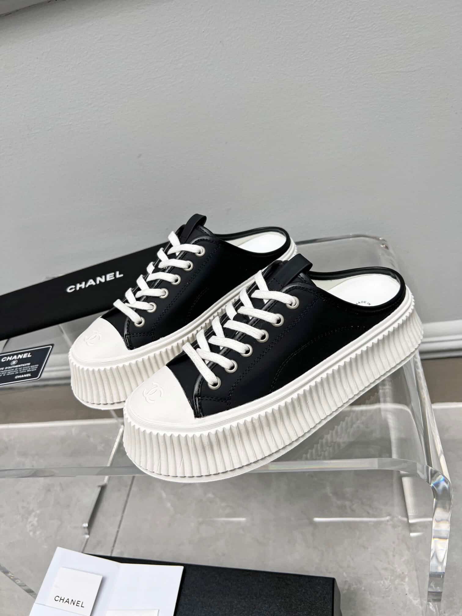 Ch**el Platform Shoes Black