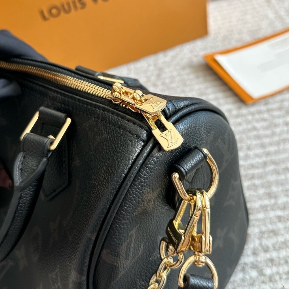 L0vis Vvtt0n Speedy Bandoulière 25 Black 25Cm M26486