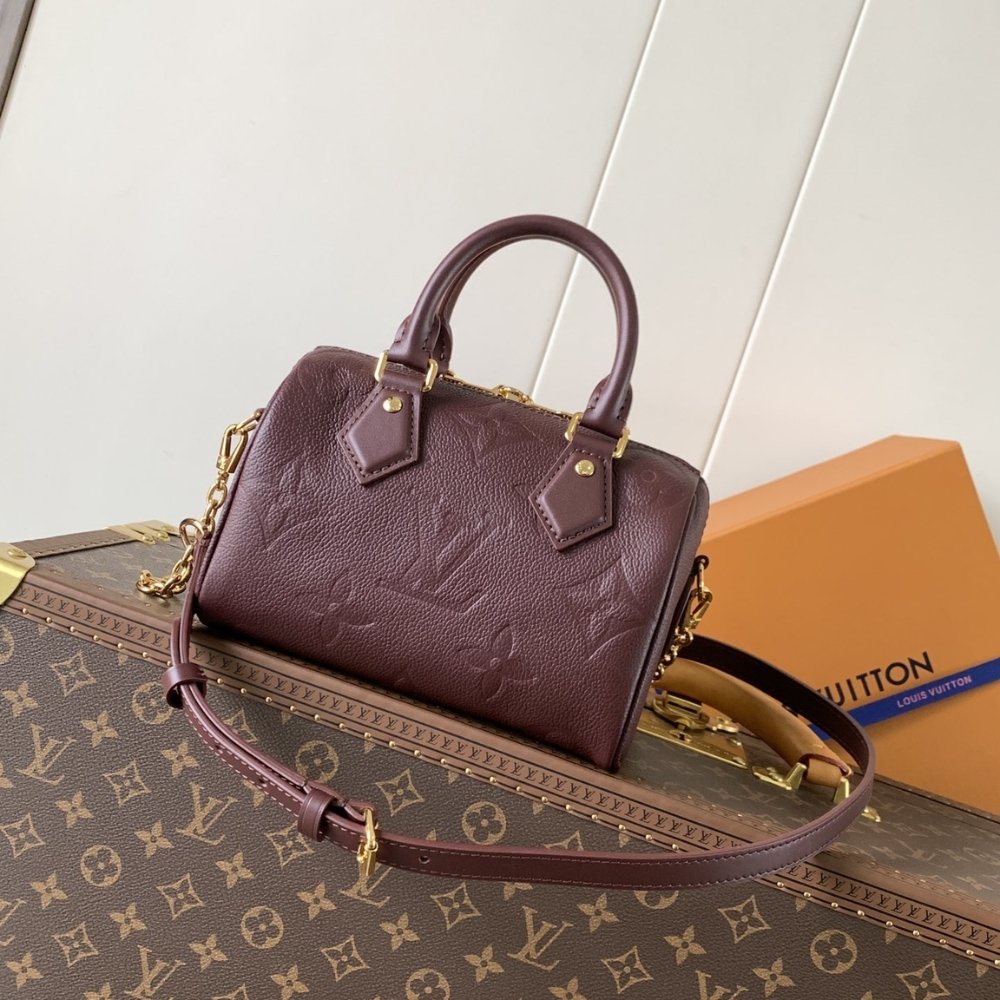 [S*per Vip 1:1] L0vis Vvtt0n Speedy Bandouliere 20 Grenat 20Cm M25929