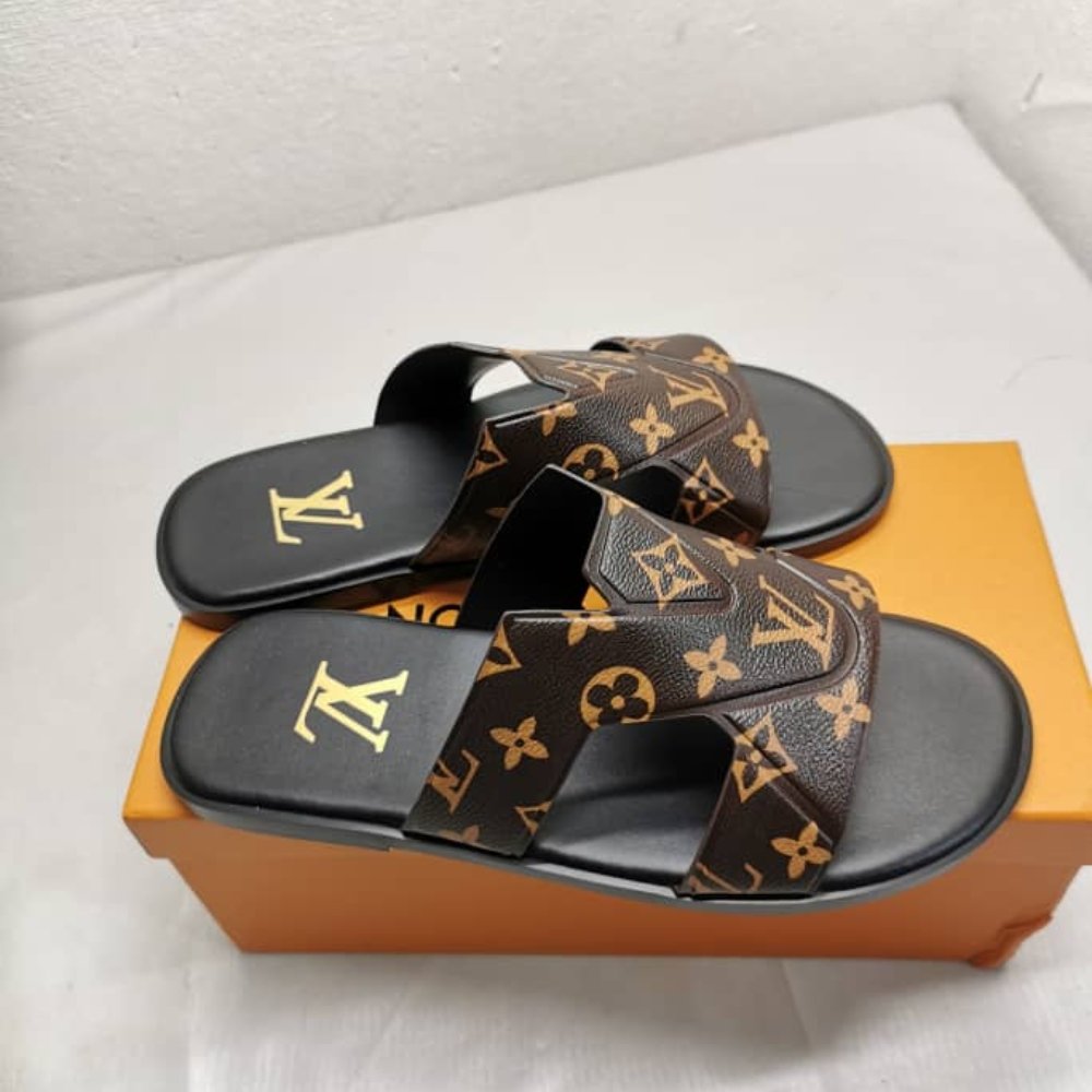 L0vis Vvtt0n Oasis Mule Monogram Ebene Brown 1Acrpr