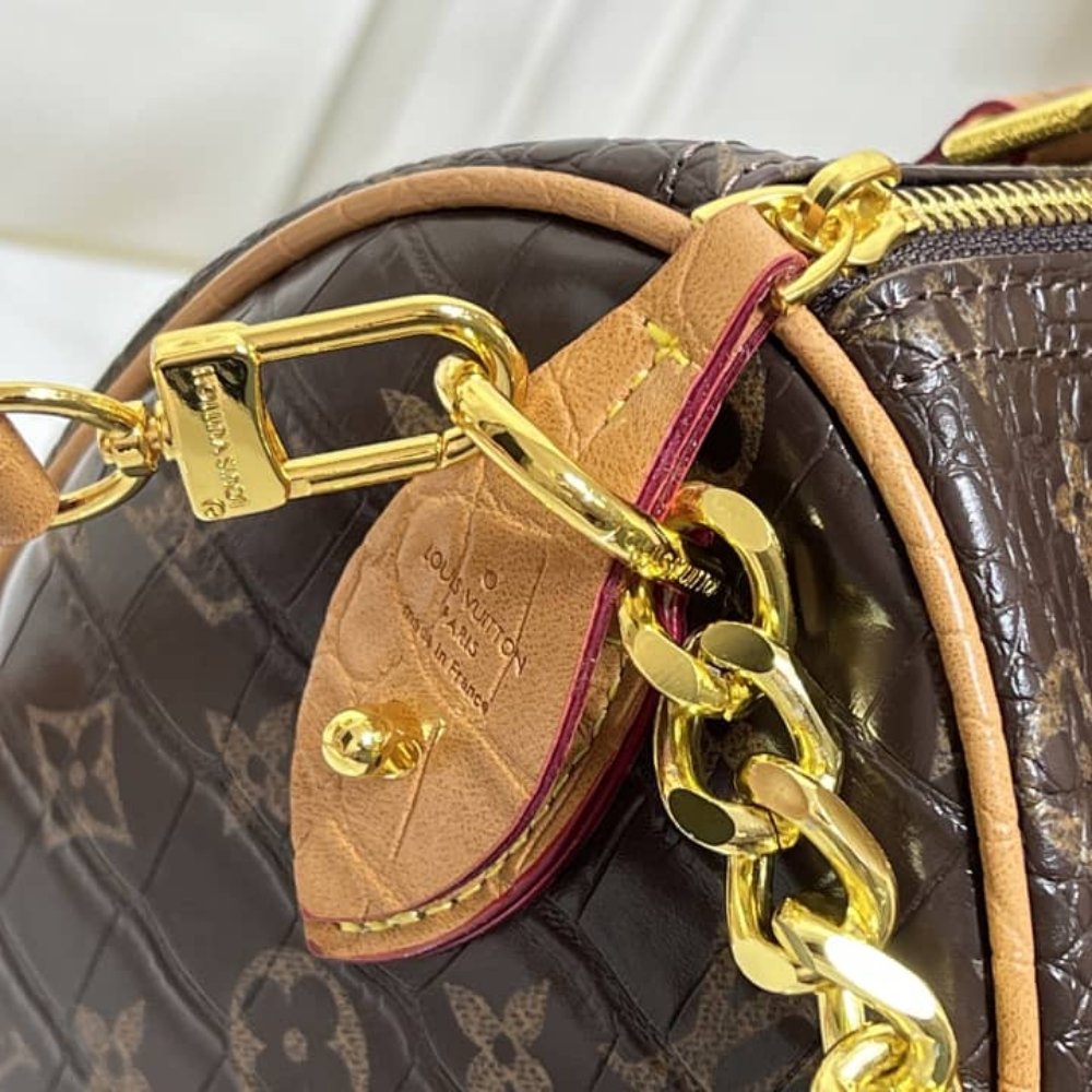 L0vis Vvtt0n Speedy Satchel Bag Monogram Brown 25Cm