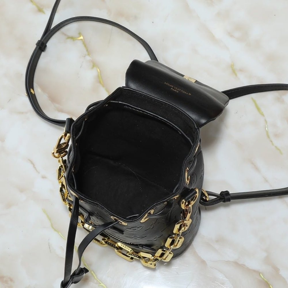 L0vis Vvtt0n Coussin Backpack PM Black 26Cm M13357