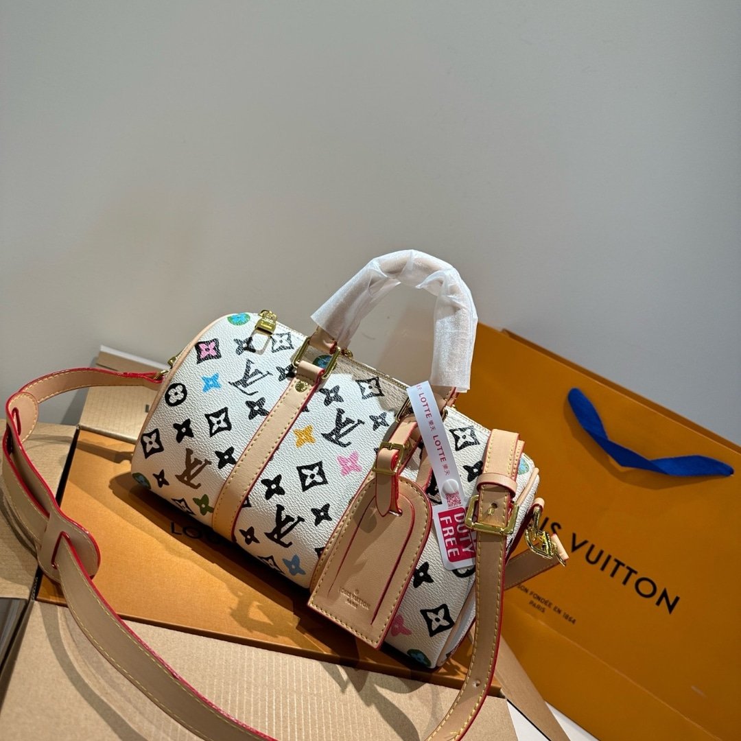 L0vis Vvtt0n Speedy 25 Handbag Monogram Canvas In Multicolor 25Cm