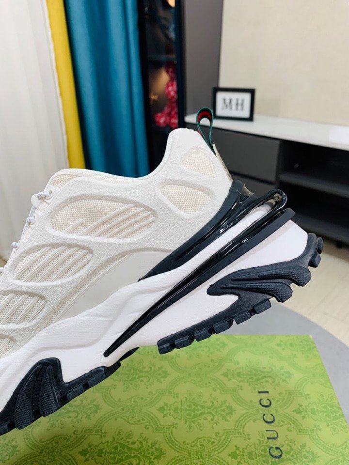 Gvc*1 Gg Men’S Sneaker Rubber Leather White