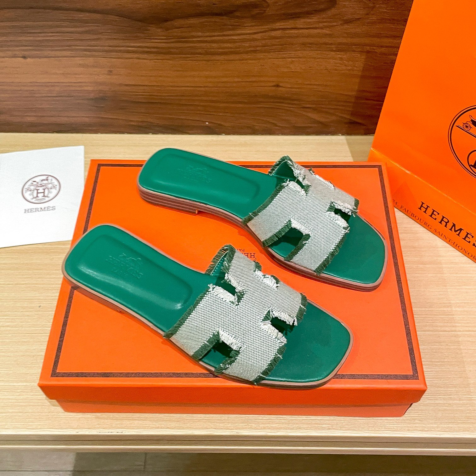 H**me5 Oran Sandal Green H231095Z V1350