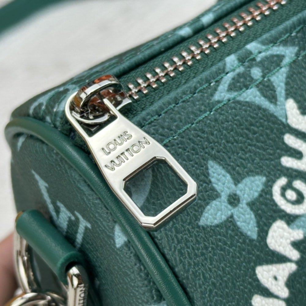 L0vis Vvtt0n Keepall Bandoulière 25 Monogram Heritage Green 25Cm M12684