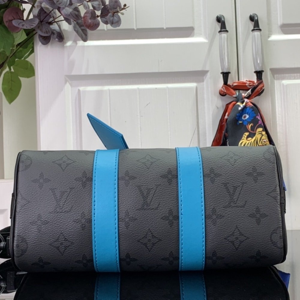 [S*per Vip 1:1] L0vis Vvtt0n Keepall Bandoulière 25 Monogram Eclipse Reverse Turquoise 25Cm M11645