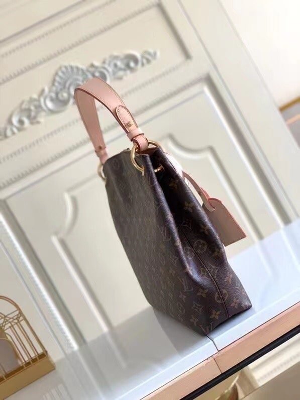 L0vis Vvtt0n Graceful PM Monogram Canvas Beige 35Cm M43701