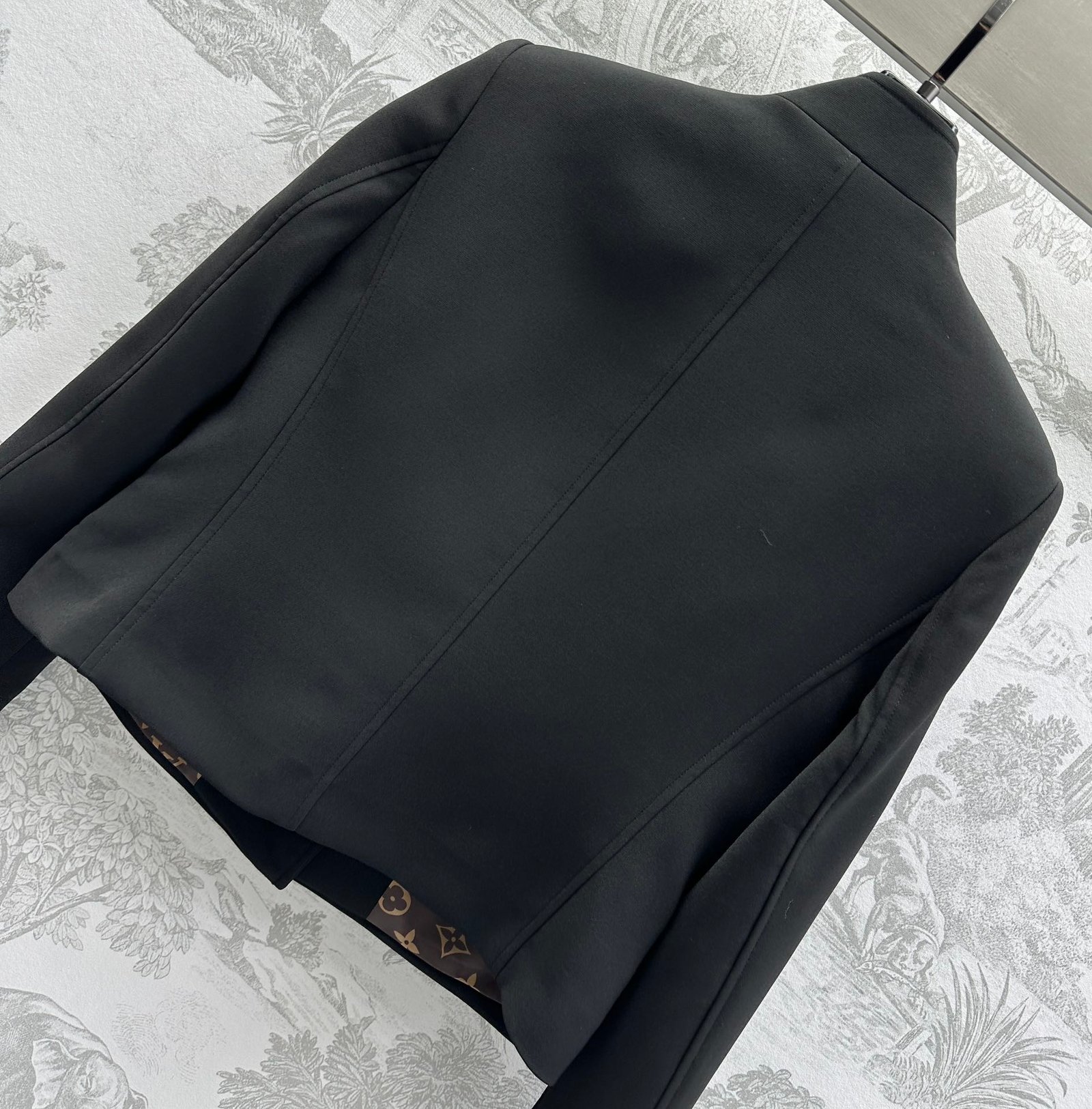 L0vis Vvtt0n Lv Button Officer Jacket Black 1Agoki